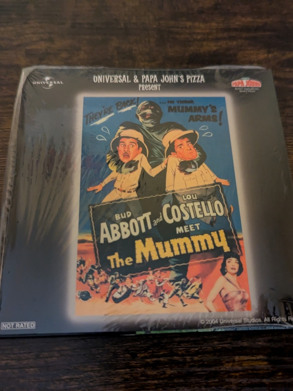 Munsters Munster Masquerade Abbott Costello Meet Mummy DVD Papa Johns Promo NEW